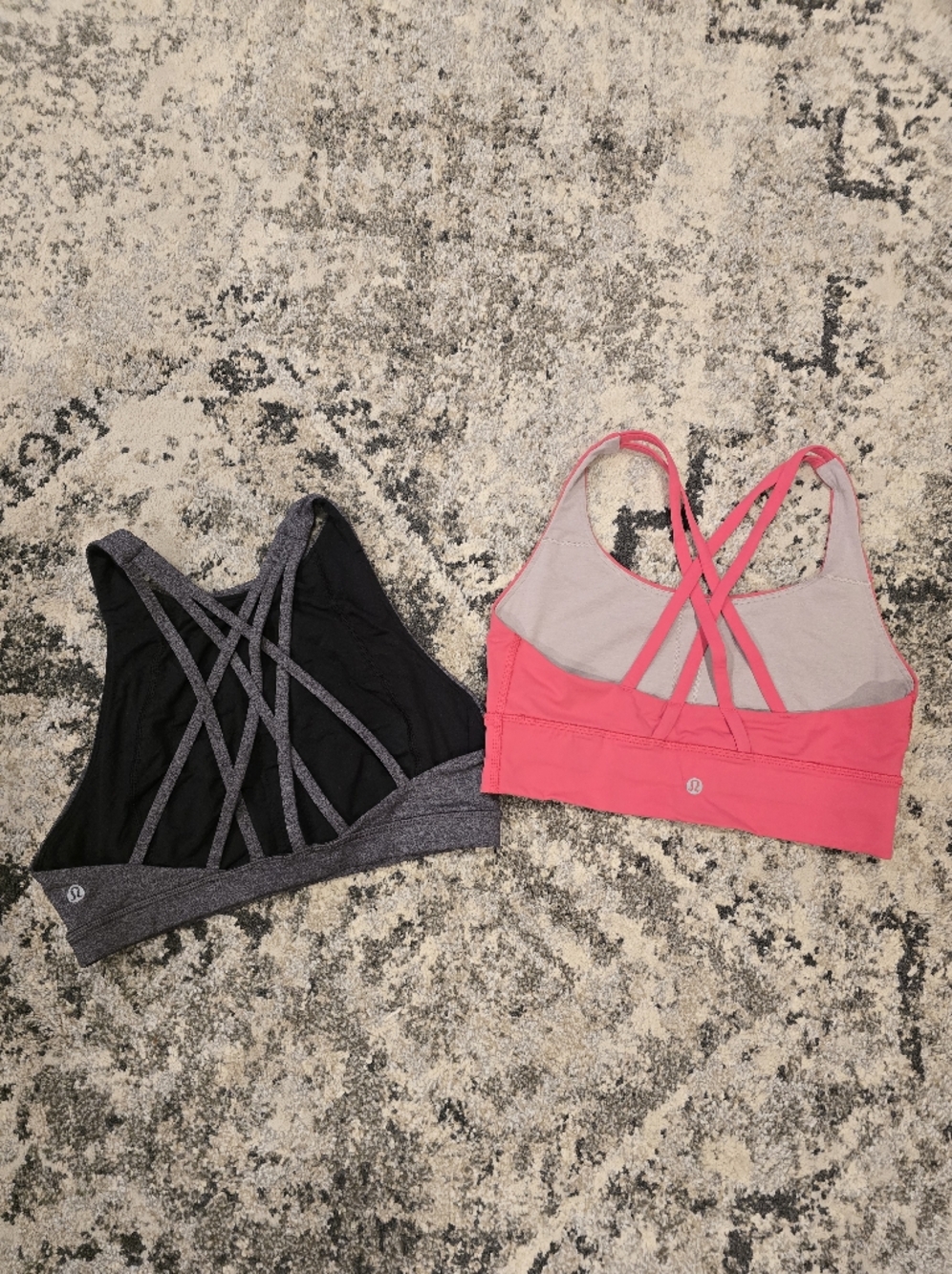 Bundle of TWO Lululemon Sports Bras, Size 8